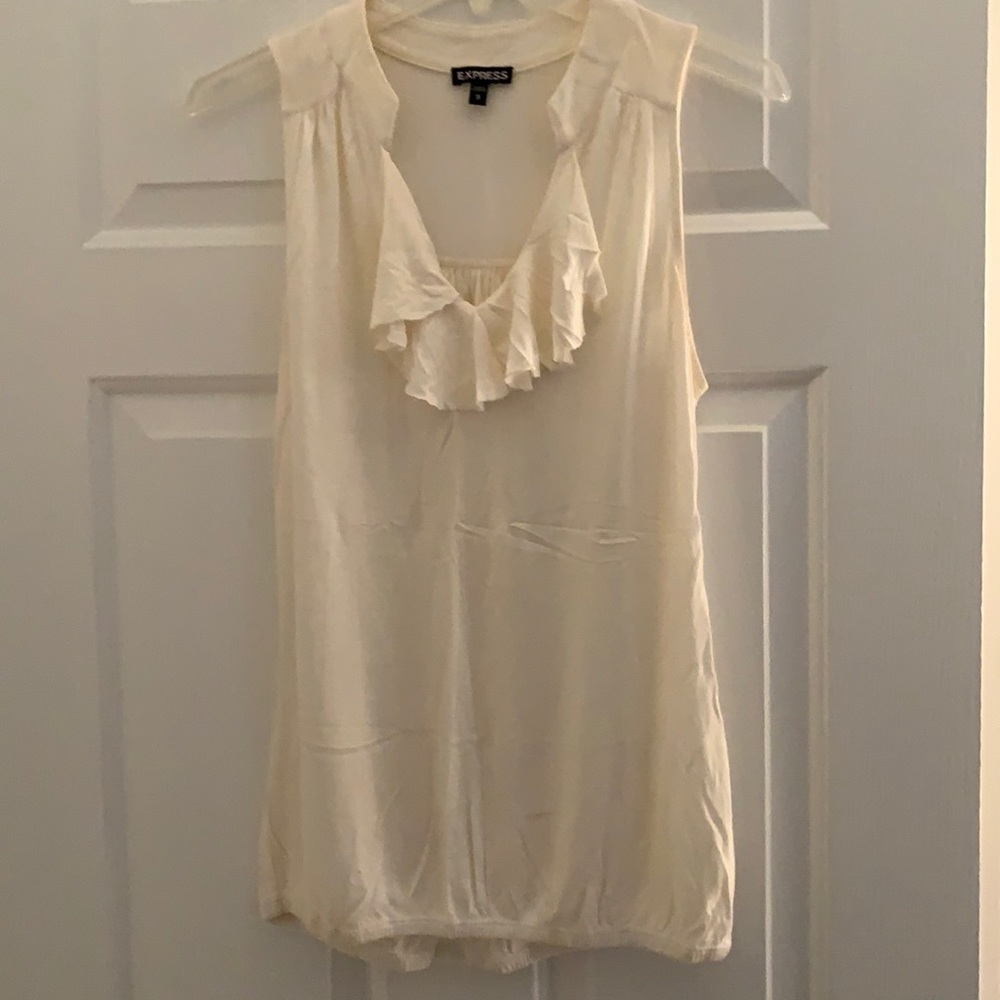 Cream colored sleeves top
